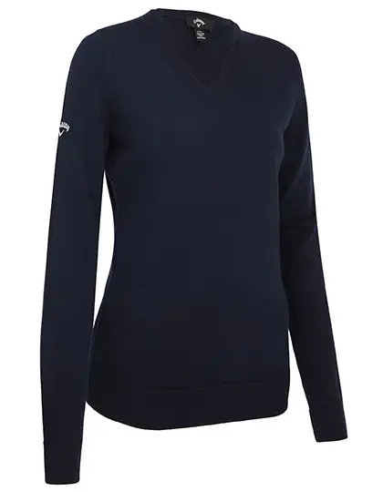 Ansicht 1 – Ladies V-Neck Merino Sweater (CW352)