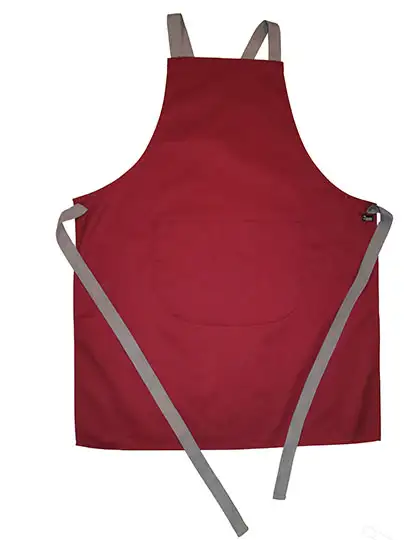 Ansicht 2 – Apron With Grey Ties Crossover (DL130)