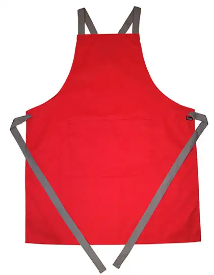Ansicht 1 – Apron With Grey Ties Crossover (DL130)