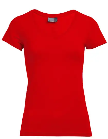 Ansicht 3 – Women´s Slim Fit V-Neck-T (E3086)