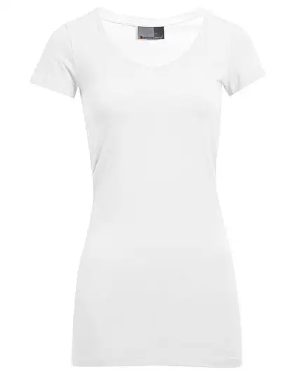 Ansicht 1 – Women´s Slim Fit V-Neck-T Long (E3087)
