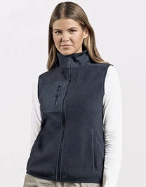 Ansicht 2 – Women´s Canvas Fleece Vest (E7945)