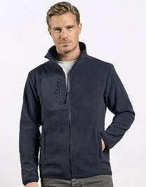 Ansicht 2 – Men´s Canvas Fleece Jacket (E7950)