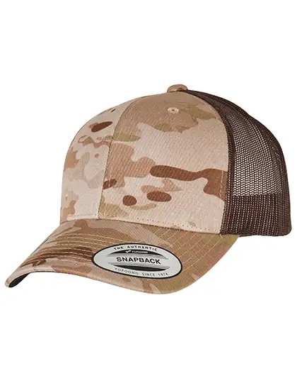 Ansicht 5 – Retro Trucker Multicam Cap (FX6606MC)