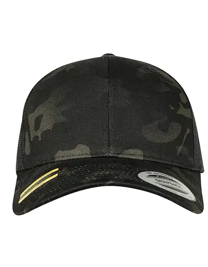 Ansicht 2 – Retro Trucker Multicam Cap (FX6606MC)