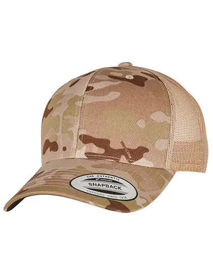 Ansicht 6 – Retro Trucker Multicam Cap (FX6606MC)