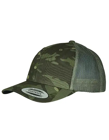 Ansicht 4 – Retro Trucker Multicam Cap (FX6606MC)