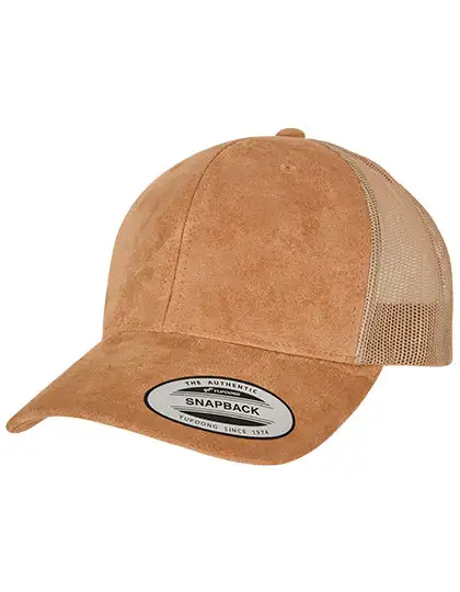Ansicht 2 – Suede Leather Trucker Cap (FX6606SU)