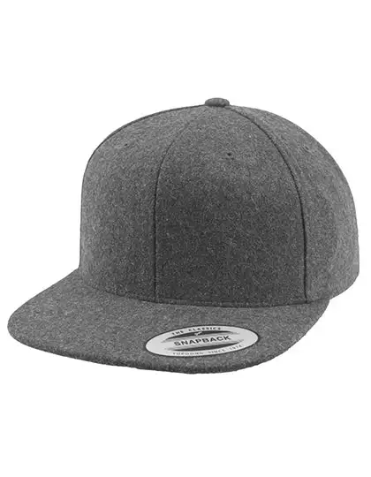 Ansicht 1 – Melton Wool Snapback Cap (FX6689M)
