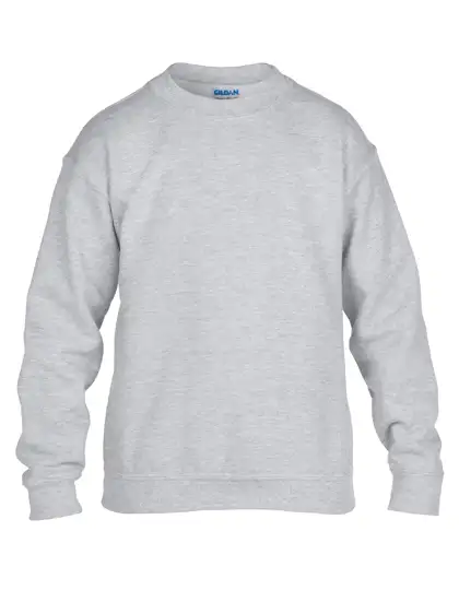 Ansicht 6 – Heavy Blend™ Youth Crewneck Sweatshirt (G18000K)