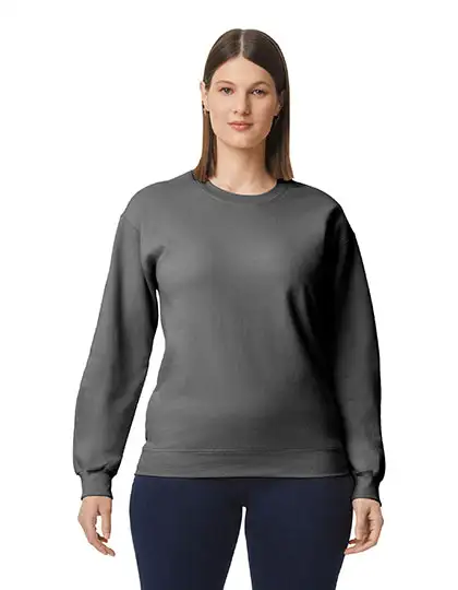 Ansicht 2 – Softstyle® Midweight Fleece Adult Crewneck Sweatshirt (GSF000)