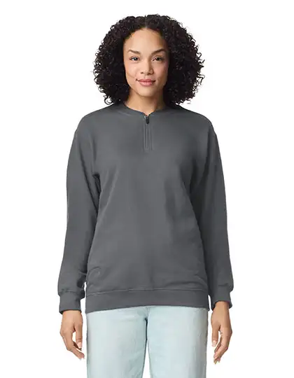 Ansicht 10 – Softstyle® Midweight Adult Fleece 1/4 Zip Sweatshirt (GSF008)