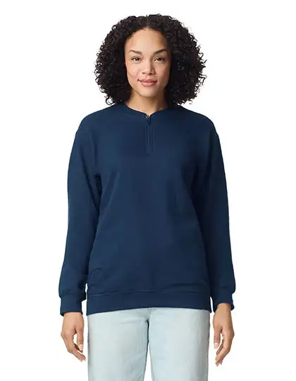 Ansicht 7 – Softstyle® Midweight Adult Fleece 1/4 Zip Sweatshirt (GSF008)