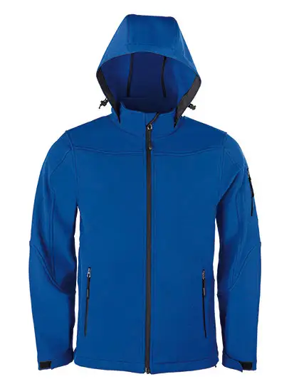 Ansicht 4 – Men´s Hooded Soft-Shell Jacket (HRM1101)