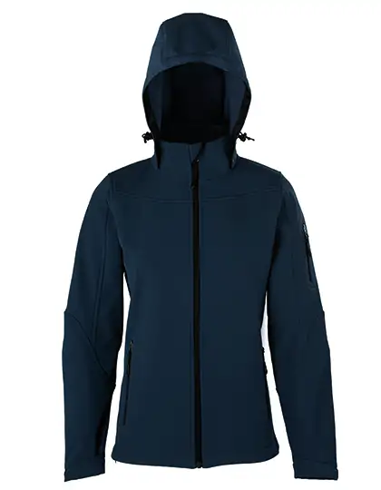 Ansicht 3 – Women´s Hooded Soft-Shell Jacket (HRM1102)