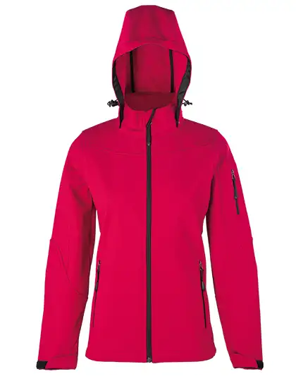Ansicht 2 – Women´s Hooded Soft-Shell Jacket (HRM1102)