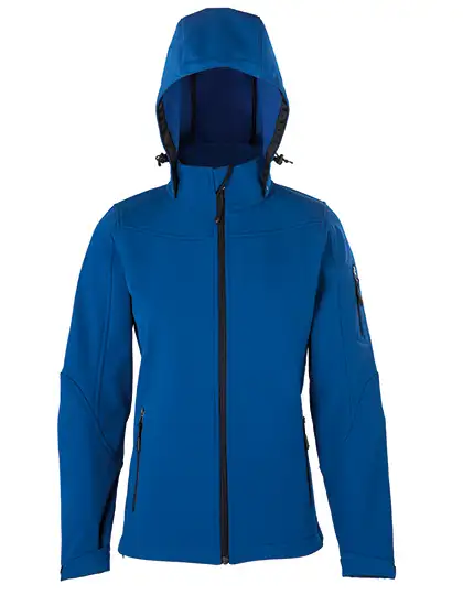 Ansicht 1 – Women´s Hooded Soft-Shell Jacket (HRM1102)