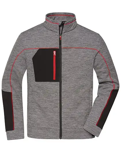 Ansicht 3 – Men´s Structure Fleece Jacket (JN1818)