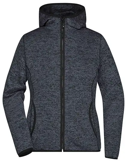Ansicht 2 – Ladies´ Knitted Fleece Hoody (JN588)