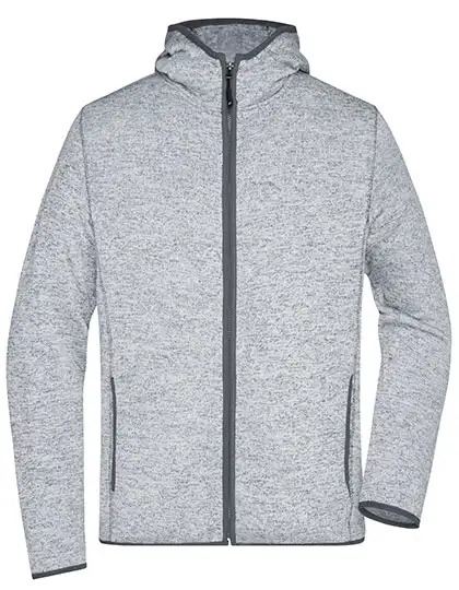 Ansicht 2 – Men´s Knitted Fleece Hoody (JN589)