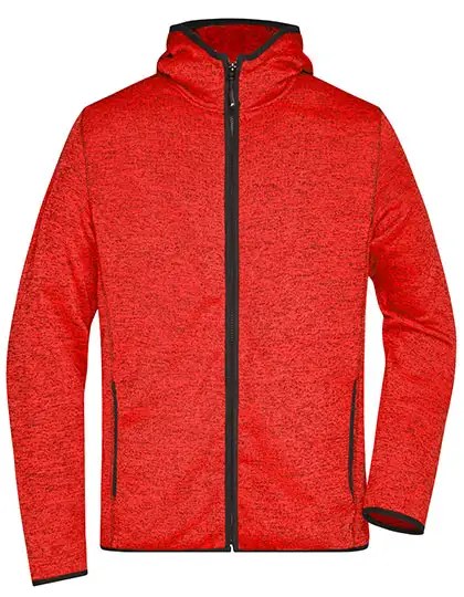 Ansicht 1 – Men´s Knitted Fleece Hoody (JN589)