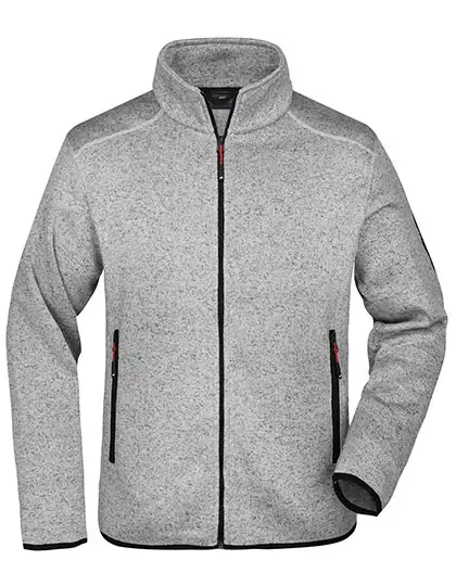 Ansicht 3 – Men´s Knitted Fleece Jacket (JN762)