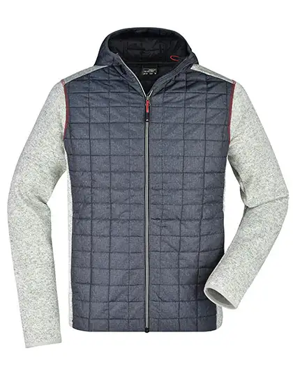 Ansicht 3 – Men´s Knitted Hybrid Jacket (JN772)