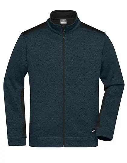 Ansicht 2 – Men´s Knitted Workwear Fleece Jacket -STRONG- (JN862)