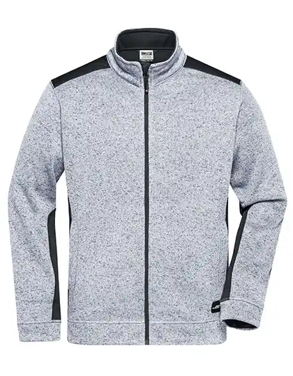 Ansicht 1 – Men´s Knitted Workwear Fleece Jacket -STRONG- (JN862)