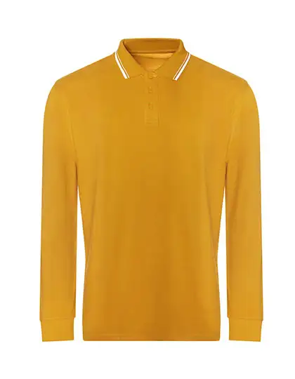 Ansicht 2 – Long Sleeve Tipped 100 Polo (JP103)
