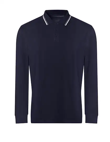 Ansicht 3 – Long Sleeve Tipped 100 Polo (JP103)