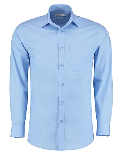 Ansicht 3 – Men´s Tailored Fit Poplin Shirt Long Sleeve (K142)