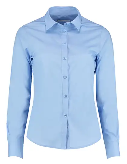 Ansicht 2 – Women´s Tailored Fit Poplin Shirt Long Sleeve (K242)