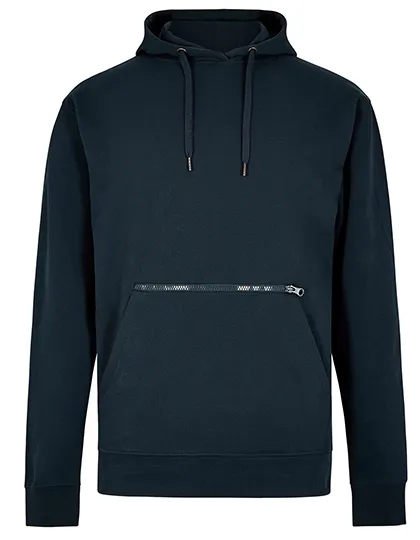 Ansicht 1 – Regular Fit Pique Hoodie with Zipped Pocket (K338)