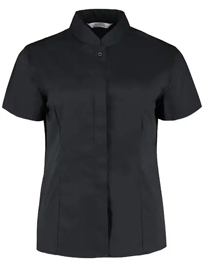 Ansicht 1 – Women´s Tailored Fit Shirt Mandarin Collar Short Sleeve (K736)