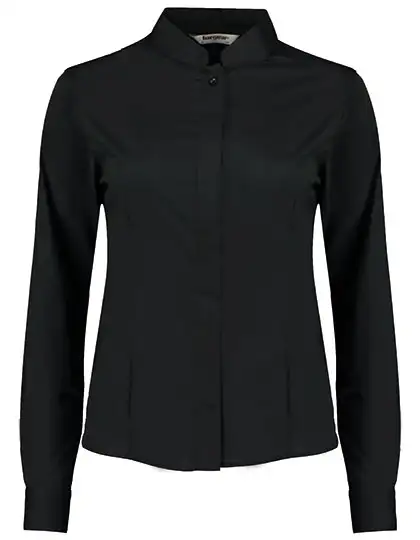 Ansicht 1 – Women´s Tailored Fit Shirt Mandarin Collar Long Sleeve (K740)