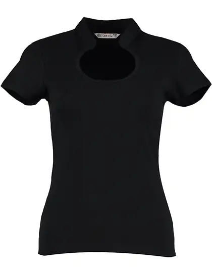 Ansicht 1 – Women`s Regular Fit Keyhole Neck Top (K755)
