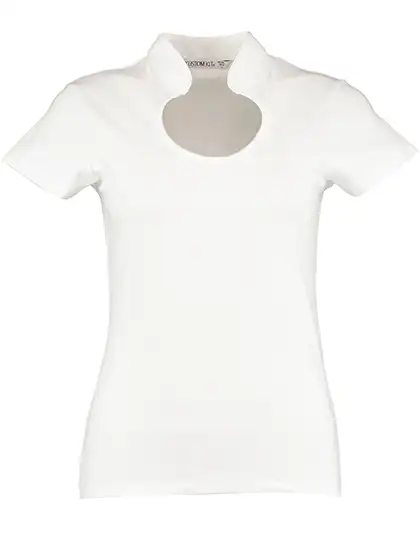 Ansicht 2 – Women`s Regular Fit Keyhole Neck Top (K755)