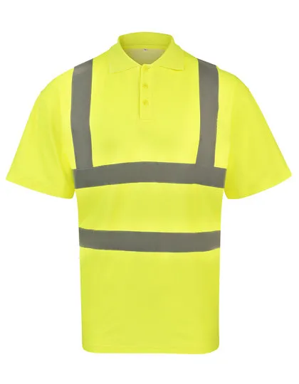 Ansicht 2 – High-End Polycotton Hi-Vis Polo Shirt Cambridge (KX075)