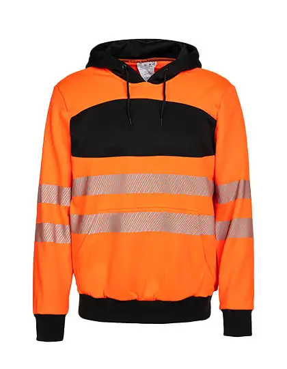 Ansicht 1 – EOS Hi-Vis Workwear Hoody With Printing Area (KX1002)