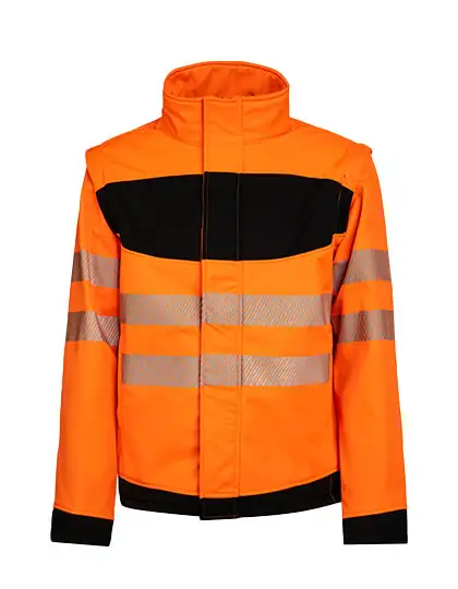 Ansicht 1 – EOS Hi-Vis Workwear Softshell Jacket With Printing Area (KX1003)