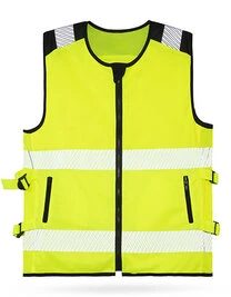 Ansicht 1 – Hi-Vis Mesh Motorcycle Safety Vest “Naxos” (KX163)