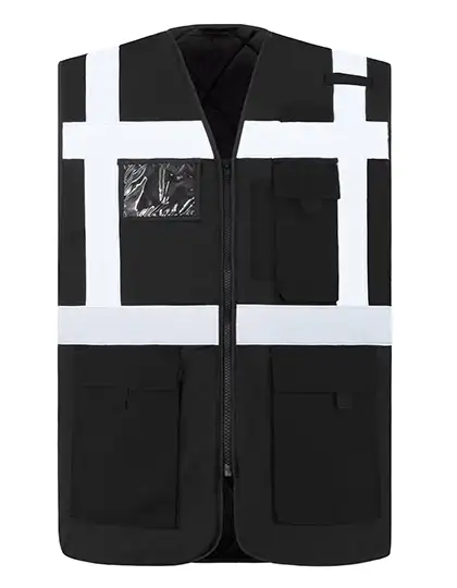Ansicht 1 – Padded Comfort Executive Safety Vest Wismar CO² Neutral (KX165)