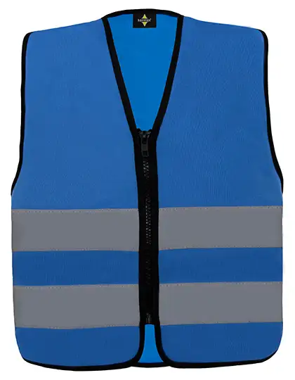 Ansicht 2 – Kids´ Hi-Vis Safety Vest With Front Zipper Aalborg (KX201)
