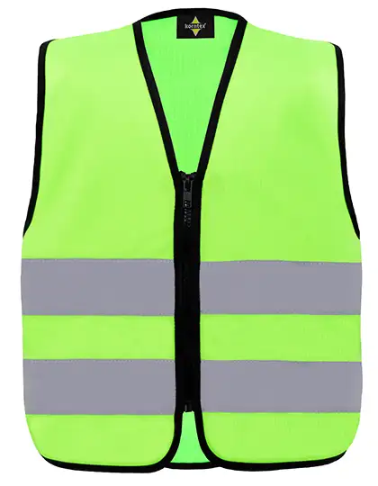 Ansicht 1 – Kids´ Hi-Vis Safety Vest With Front Zipper Aalborg (KX201)