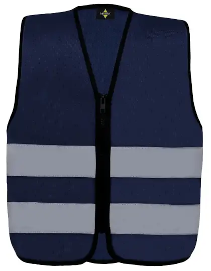 Ansicht 6 – Kids´ Hi-Vis Safety Vest With Front Zipper Aalborg (KX201)