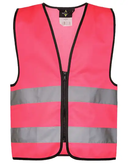 Ansicht 13 – Kids´ Hi-Vis Safety Vest With Front Zipper Aalborg (KX201)