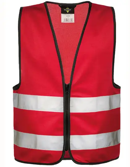 Ansicht 9 – Kids´ Hi-Vis Safety Vest With Front Zipper Aalborg (KX201)