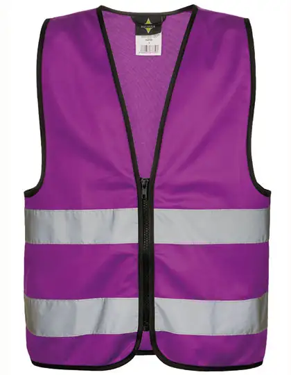 Ansicht 15 – Kids´ Hi-Vis Safety Vest With Front Zipper Aalborg (KX201)