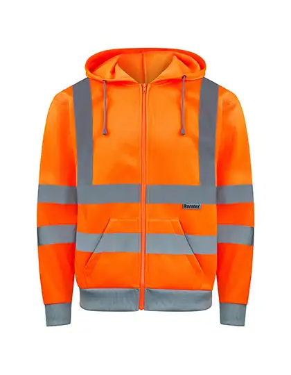 Ansicht 2 – Hi-Vis Workwear Hooded Sweat-Jacket Galway (KX422)